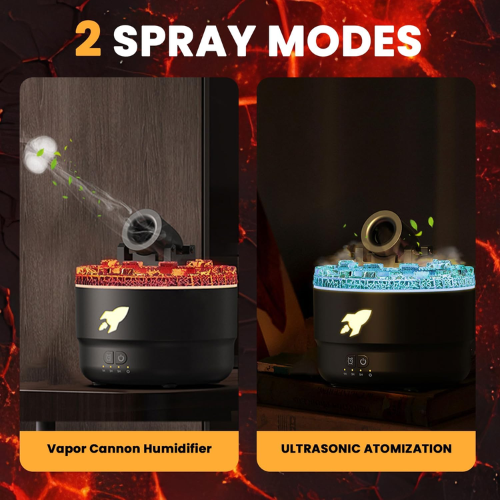 Humidificador Cañón con luces LED